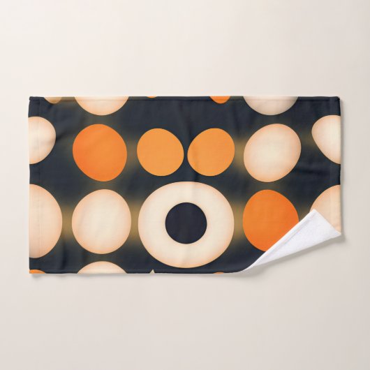Eiercirkels Sinaasappel Abstract patroon Bad Handdoek (Handdoek)