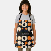 Eiercirkels Sinaasappel Abstract patroon Schort (Insitu)