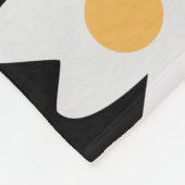 Eierdiner Maan Confetti Patroon   Fleece Deken (Hoek)