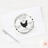 eierdoos aanpassen Label vrije uitloop boerderij v (Envelop)