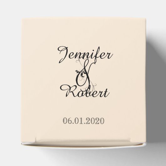 Eierdop Elegantie Trouwgunst Doos Bedankdoosjes (Bovenkant)