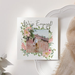 Eierdop en Blush Bloemige Foto Toevoegen Betrokken