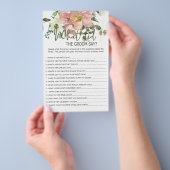Eierdopje Blush Bloemenspel Zou de Bruidegom Zegge Flyer (Hand)