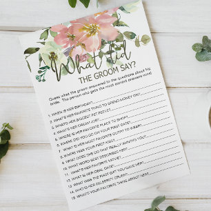 Eierdopje Blush Bloemenspel Zou de Bruidegom Zegge Flyer