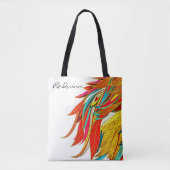 Eierelegant moderne kleurrijke abstracte kunst tote bag (Voorkant)