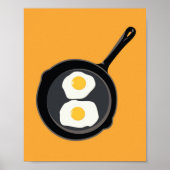 Eieren afdrukken poster (Voorkant)