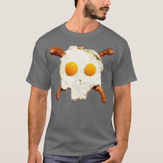 Eieren Bacon Skull T-shirt (Voorkant)