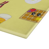 Eieren, Bacon, wafels en Oranje sazijn Snijplank (Hoek)