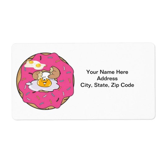 Eieren Baconlabels Etiket (Voorkant)