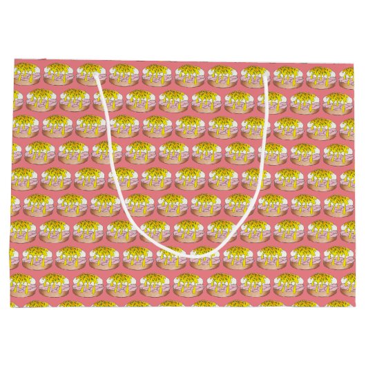 Eieren Benedict Breakfast Diner Food Foodie Ham Large Cadeautasje (Achterkant)