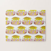 Eieren Benedict Breakfast Kitchen Food Foodie Ham Legpuzzel (Horizontaal)