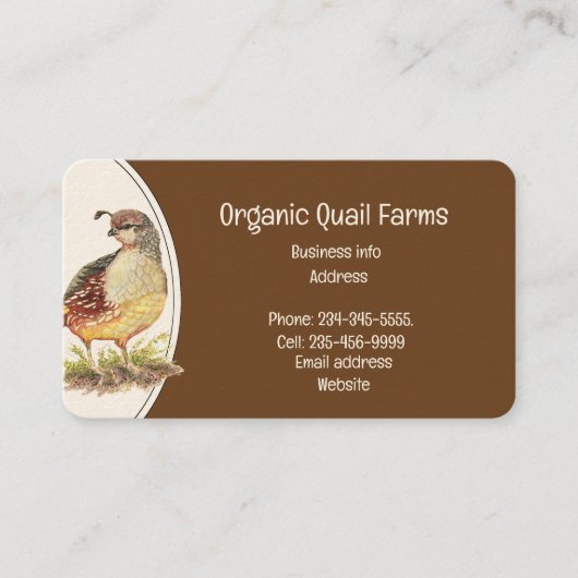 Eieren Boerderij Eieren op basis van eigen biologi Visitekaartje (Voorkant)