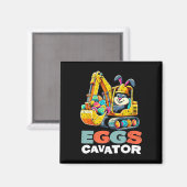 Eieren Cavator Paashaas Graafmachine Magneet (Voorkant / Achterkant)