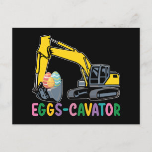 Eieren Cavator Pasen Ei Hunt Graafmachine Briefkaart