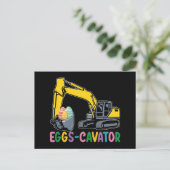 Eieren Cavator Pasen Ei Hunt Graafmachine Briefkaart (Staand voorkant)