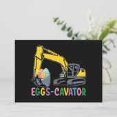 Eieren Cavator Pasen Ei Hunt Graafmachine Kaart (Staand voorkant)