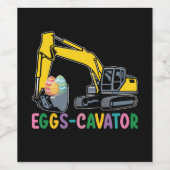 Eieren Cavator Pasen Ei Hunt Graafmachine Wijn Etiket (Enkel label)