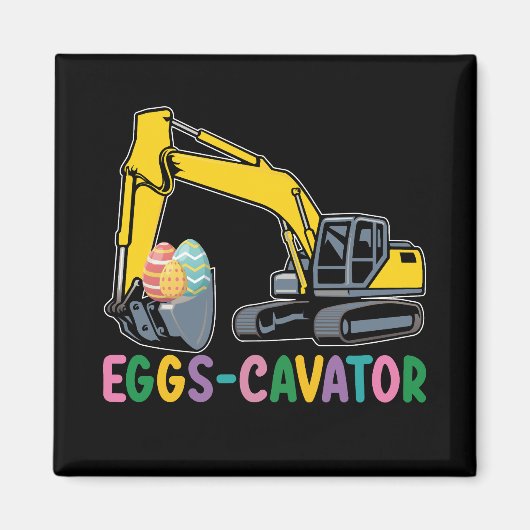 Eieren Cavator Pasen Eierzoeker Graafmachine Magneet (Voorkant)