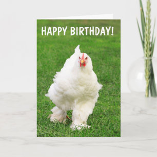 Eieren-cellent Chicken Rooster Joke Birthday Kaart