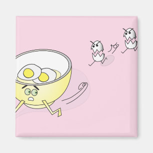 Eieren die een Bowl Magnet veroveren