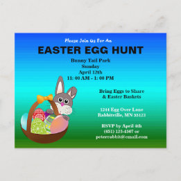Eieren Easter Egg Hunt Budget Briefkaart Uitnodige