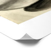 Eieren, een stilleven in houtskool poster (Hoek)