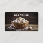 Eieren/eieren Visitekaartje (Voorkant)