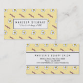 Eieren en Bacon Breakfast Foodie Funny Pattern Visitekaartje (Voorkant / Achterkant)