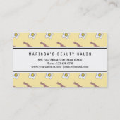 Eieren en Bacon Breakfast Foodie Funny Pattern Visitekaartje (Achterkant)