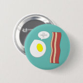 Eieren en Bacon Button (Voorkant /achterkant)