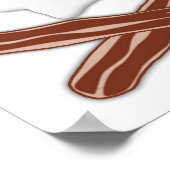 Eieren en bacteriën Funny Poster (Hoek)