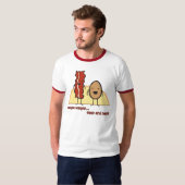 Eieren en Bakey Ringer T-shirt (Voorkant volledig)