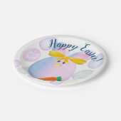 Eieren en Bunnies gereed voor Pasen Papieren Bordje (Gekanteld)