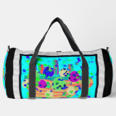 Eieren en koffie atletische sportschool gaan op re plunjezak (Voorkant)