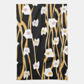 Eieren en noedels Inwendige patronen Theedoek (Verticaal)