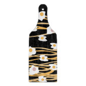 Eieren en noedels Inwendige patronen Uitsnijding Snijplank (Voorkant)