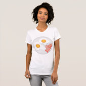 Eieren en snelle baconkraamvrouwen t-shirt (Voorkant volledig)