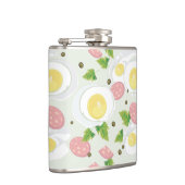 Eieren en worst Patroon Heupfles (Rechts)