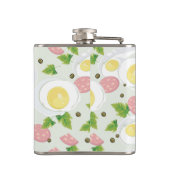 Eieren en worst Patroon Heupfles (Achterkant)