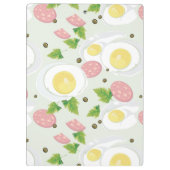 Eieren en worst Patroon Klembord (Achterkant)