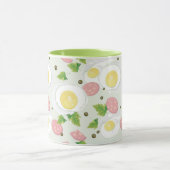 Eieren en worst Patroon Mok (Midden)