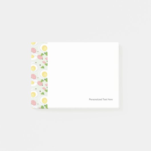 Eieren en worst Patroon Post-it® Notes (Voorkant)