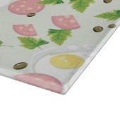 Eieren en worst Patroon Snijplank (Hoek)