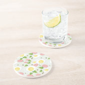 Eieren en worst Patroon Zandsteen Onderzetter (Zijkant)