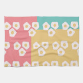 Eieren Fried Breakfast Colorful Theedoek (Horizontaal)