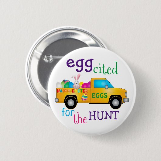 Eieren geciteerd voor de Button Hunt Easter Bunny  (Voorkant /achterkant)