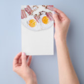 Eieren, gedroogd, met bacon flyer (Hand)