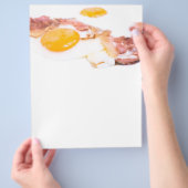 Eieren, gedroogd, met bacon flyer (Hand)