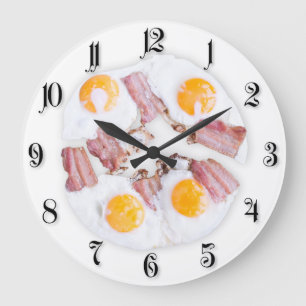 Eieren, gedroogd, met bacon grote klok