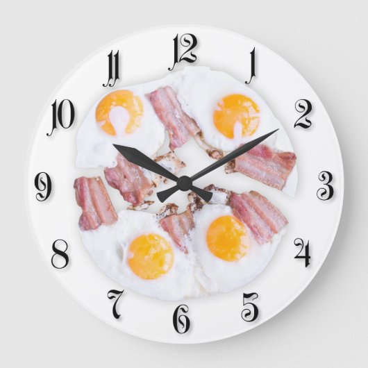 Eieren, gedroogd, met bacon grote klok (Voorkant)
